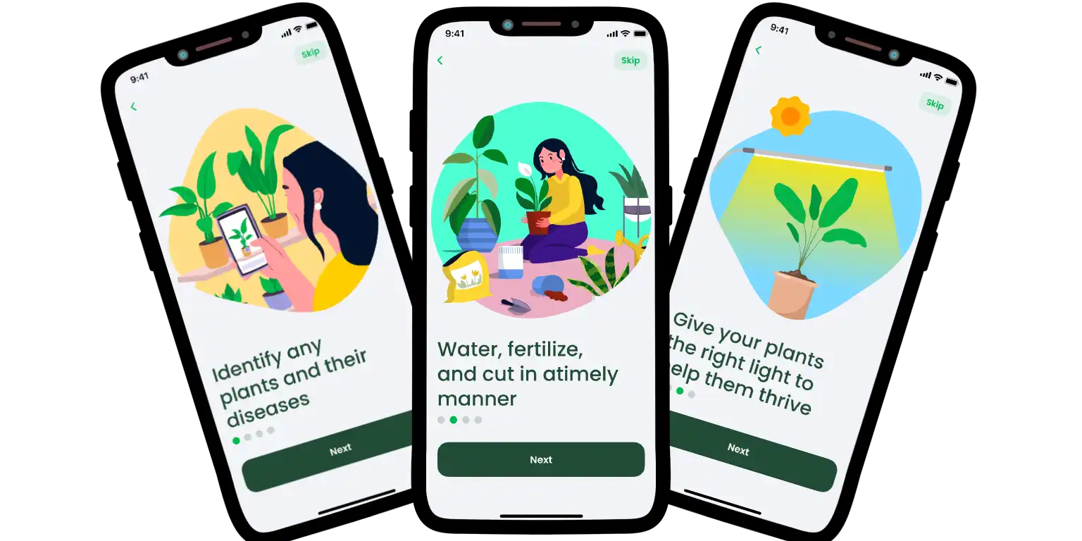 AI Plant Finder promo page